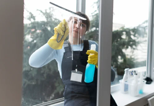 Nettoyage de vitres intérieures et extérieures à Saint-Hilaire-en-Lignières